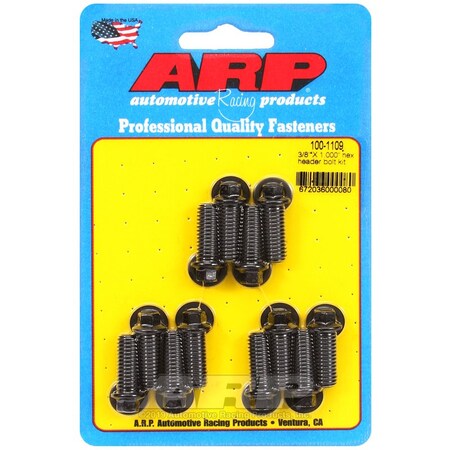 Arp 3/8 X 1.000IN HEX HEADER BOLT KIT 100-1109